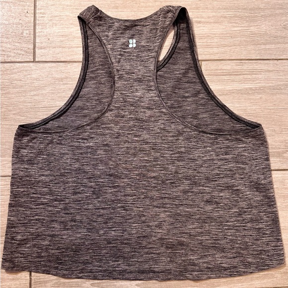 Sweaty Betty grey sport top - Picture 2 of 3